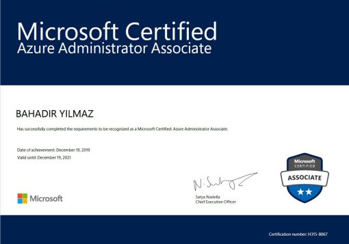 Microsoft Certified Azure Administrator